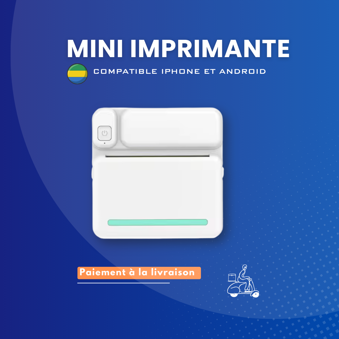 Mini Imprimante d'étiquette Sans Fil