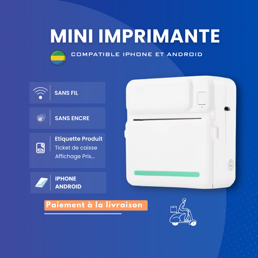Mini Imprimante d'étiquette Sans Fil